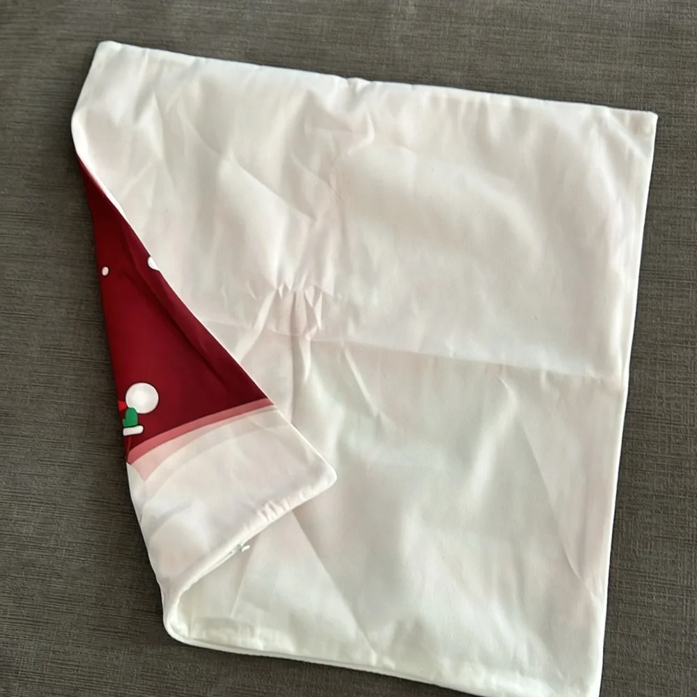 Merry Christmas Pillow case - Santa, Snowmen and  Reindeer NEW